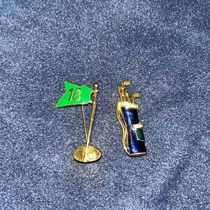 Vintage Golf Brooches